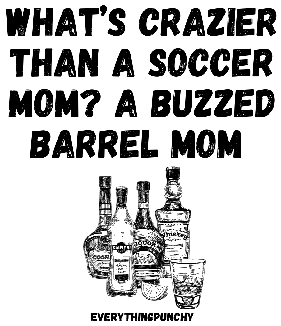 What's crazier than a soccer mom? A buzzed barrel mom tank top