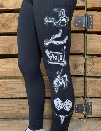 Vegas Theme Leggings